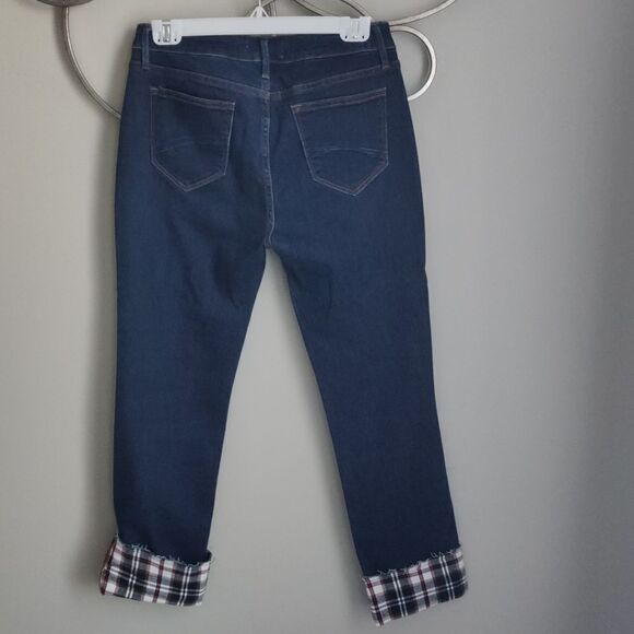 Driftwood Colette Plaid cuff jeans - Picture 5 of 8